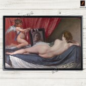 Venus oRokeby 委拉斯凯兹大英博物馆收藏油 The 维纳斯对镜梳妆