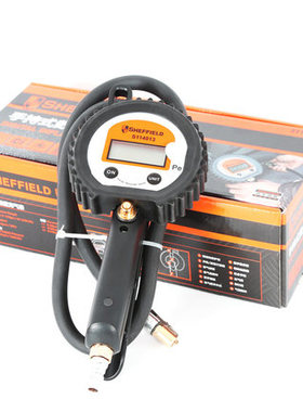 钢盾S114013汽车充气t表手持式数显高精度数显汽车充气检测胎压表