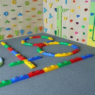 平衡触觉板步道幼儿园儿童感统训练教具独木桥家T用体适能玩具器