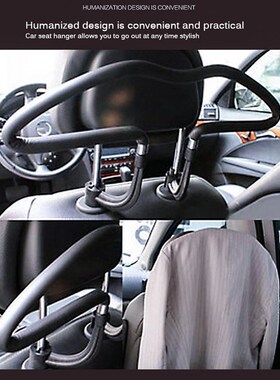 Car Clothes Holder Soft Car Coat Hangers Back SeaVt Headrest