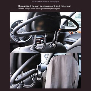 Car Clothes Holder Soft Car Coat Hangers Back SeaVt Headrest