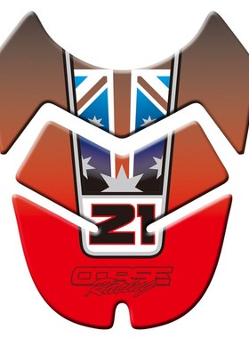 摩托车 杜卡迪 Hypermotard 796 1100 07O-12 鱼骨贴油箱贴防刮贴