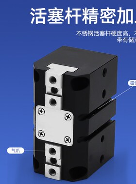 HDW手指气缸机械手小型平行夹爪25/32/40/20/50/R63/100代替气立