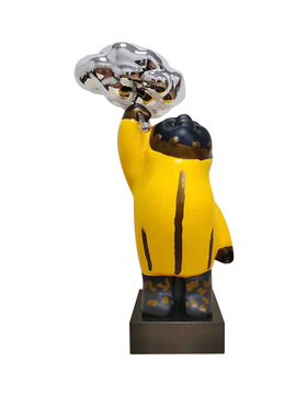 新中式创意雕塑摆件轻奢北欧风格酒柜桌J面装饰家居客厅电视柜饰