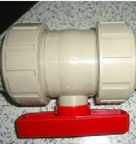 PP球阀b/PP双由任球阀/PP承插球阀 PP奔达牌活接球阀114MM4寸
