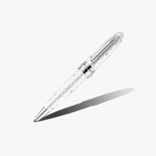 【新品】意大利CAMPO MARZIO凯博马尔兹插画手绘圆珠笔白色梦屿口袋笔高档金属手账签字笔学生情人节礼物