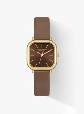 意大利Campo Marzio手表女士轻奢小众美拉德小方表送女友新年礼物