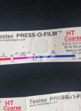 易高Elcometer E122粗糙u度复制胶带Coarse 20-64m拓片纸 Teste