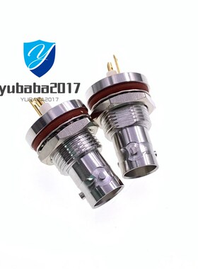 1553B总线母座连接器 BJ76 PCBD焊接面板母座 BNC三同轴母头 TRB