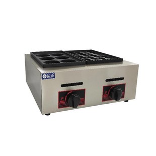 燃气肉蛋堡机商用摆摊订做车轮饼鸡F蛋汉堡鱼丸机器电热一体炉定