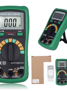 Auto Ranfge LCD Digital Multimeter PAC DC Ammeter Voltmeter