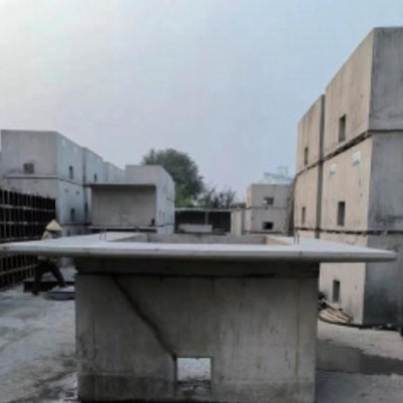 新款预制混凝土箱作基础四面带操变平台电力电缆施.工用箱体式