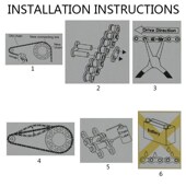 GSXR1000SV1000Bandit GSF120B0GSF1250GSX1250F前后链轮530链条