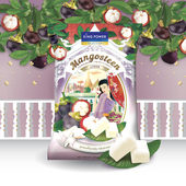 糖果年货山竹口味软糖228g泰国进口特产Kingpower60颗休闲零食