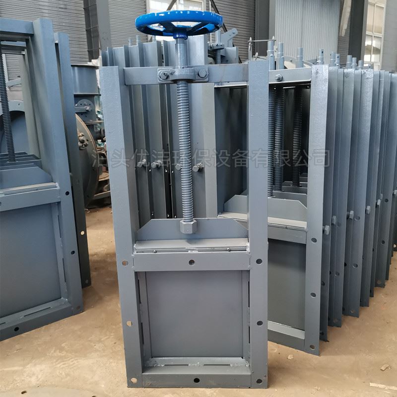 碳钢法兰手动闸阀电动刀型闸阀圆形方形不锈钢气动插板阀