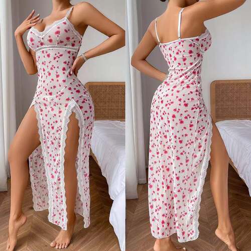 Women's Leopard Print Halter Dress