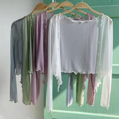 Women's Casual Loose-Fit batwing shirts Long Sleeve Top
