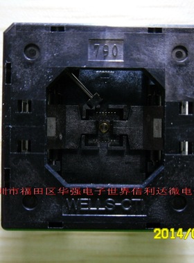 IC烧录座QFN-32间距0.5MM 5*5  790-42032-101T测试座 卡座