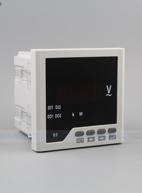 0-450V 电压表 大尺寸 96x96 单相交流电压表 CJ-AV31电压表