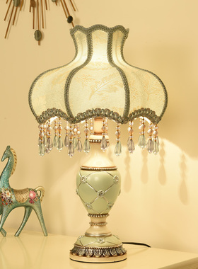 卧室床头灯家用插电可调节亮度结婚浪漫月子夜用无线遥控台灯暖光