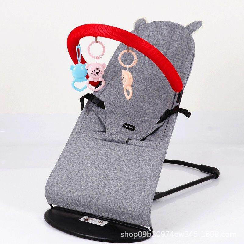 爆款可选择带音乐可调节可收纳婴儿摇椅床摇摇椅躺椅哄睡安抚椅