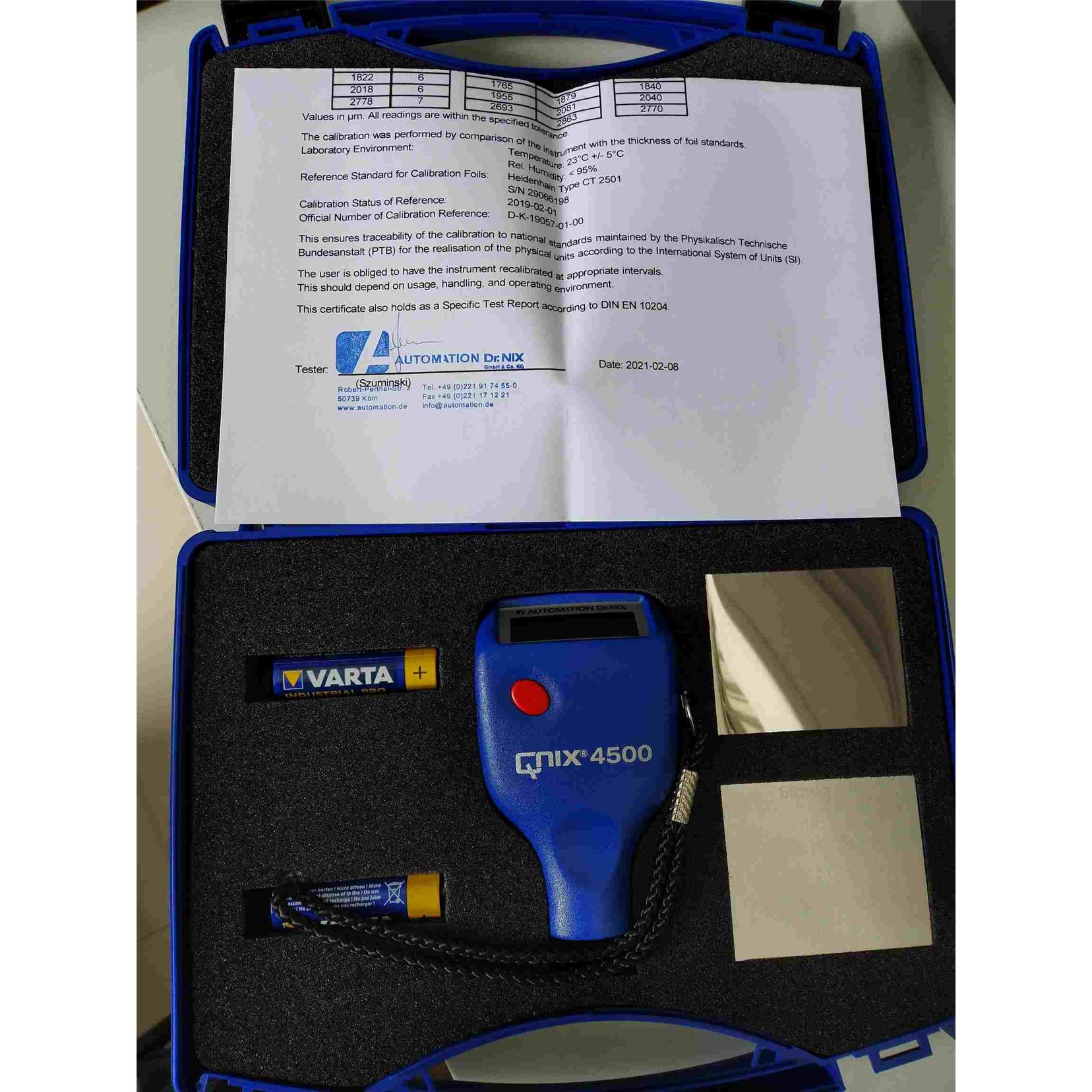 特价 全新 德国尼克斯QNIX4500涂层测厚仪  QNIX4500膜厚仪