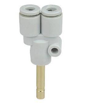 优接头KQ2X06-08/04-06/08-10/10-12白色变径U型插接头