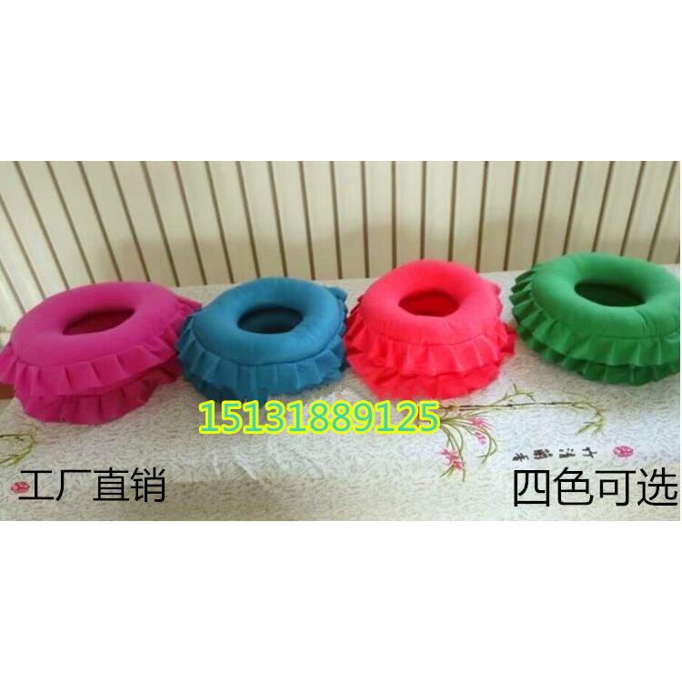 美容院u型趴枕脸垫可拆洗按摩床推拿专用u形枕头圆形面枕胸枕全棉