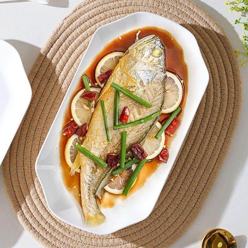 优质无铅骨瓷鱼盘合集