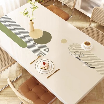 pvc软玻璃桌布免洗防油防水防烫餐桌垫家用长方形茶几桌面保护垫