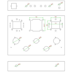 胆机功放机箱DIY激光开孔不锈钢刻字胆机机箱机壳FU50配木板侧板