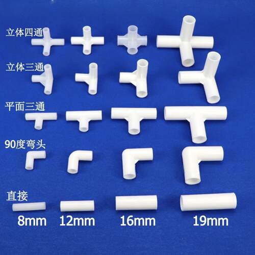 pvc接头毛细管接头圆管弯头立体
