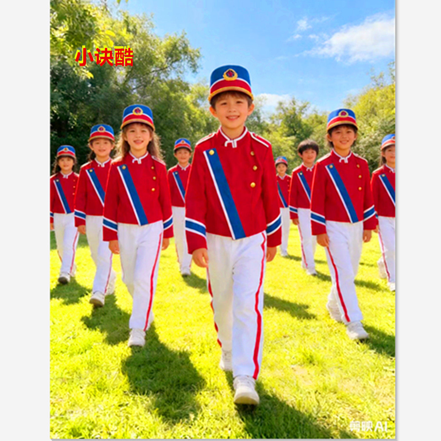 六一新款鼓号队服装中小学生仪仗队管乐队升旗手幼儿园鼓号服演出