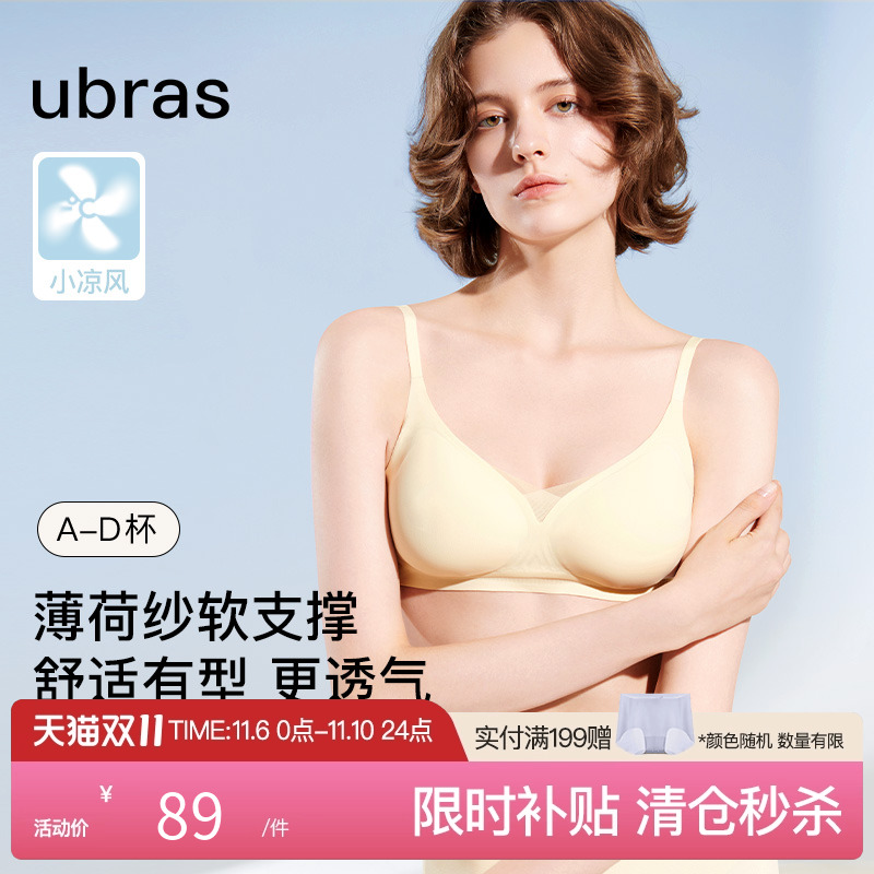 果冻条内衣ubras软支撑
