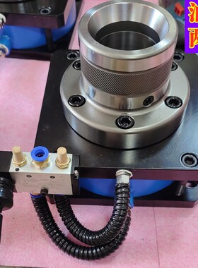 缸径160快速夹座 油压 气动两用 配40夹头 钻孔攻牙铣 夹具液压站