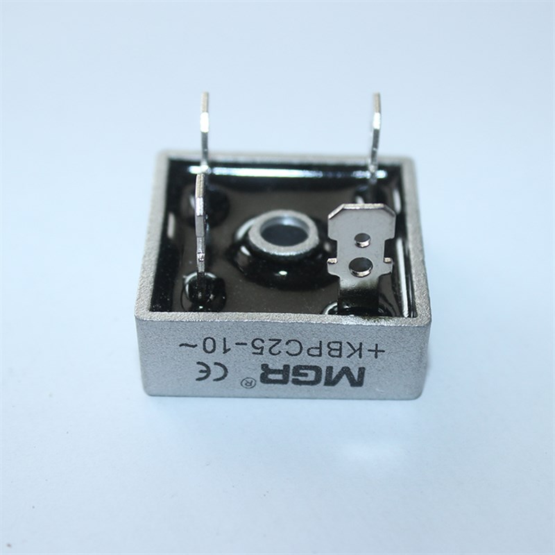 美格尔 单相整流桥 方桥 KBPC2010 KBPC2510 桥堆 铜脚 25A1000V
