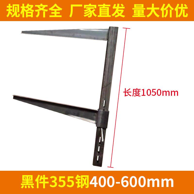 建筑方柱扣梁夹具锁粱扣 木工房梁横梁地梁加固件镀锌可调节托具