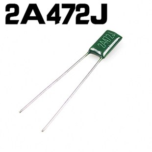 优质涤纶电容 2A472J 2A472K 100V 0.0047uF 4.7NF 聚酯薄膜电容