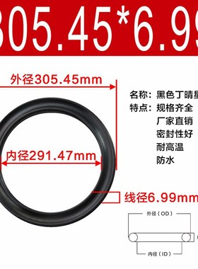 星型圈X型圈内278.77/291.47/304.17/316.87/329.57/342.27*6.99