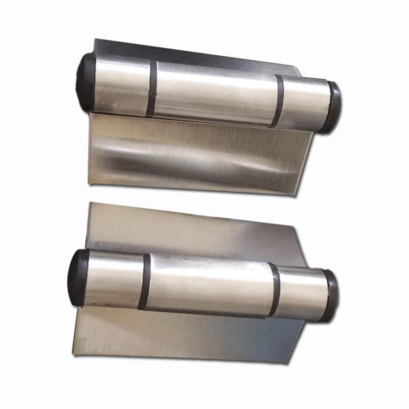 公共卫生间隔断配件304加厚不锈钢厕所平叠门合页铰Z链自闭合页