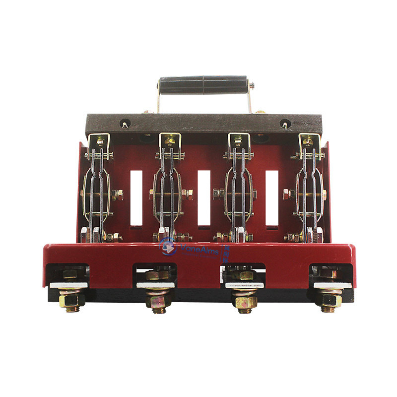 三相四线600A闸刀开关 单投刀闸 HD11F-600/48开启式刀开关4P600A