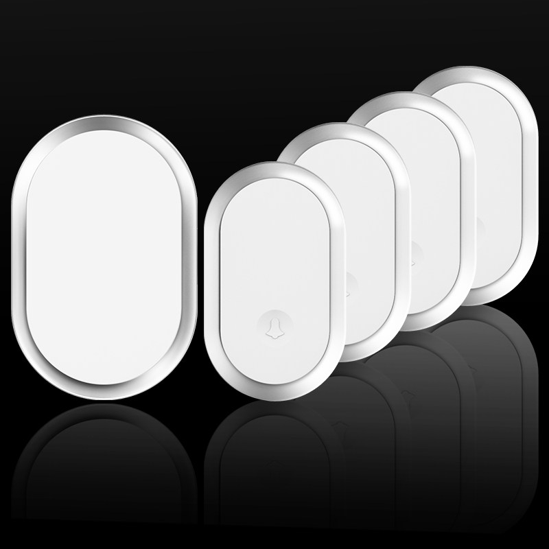 无线门铃家用直流用电池款简易室外防水电子智能遥控四拖一简单