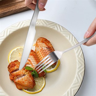 不锈钢新品餐具套组木盒v刀叉勺24件套新品巴西不锈钢餐具