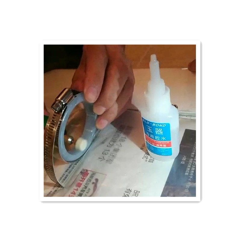 玉手镯断3节修补k强力胶翡翠玛瑙玉髓吊坠挂件牛鼻孔断裂修复专用