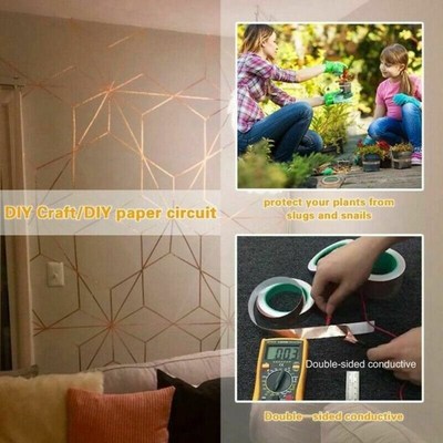 1 Roller Adhesive Copper Slug Snail BarriLer Tape EMI Shield