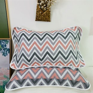 纱布软席枕巾一对装成人全棉简G约家用款柔软吸汗枕芯盖巾