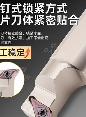 走心机背轴数控g刀杆SVUBR11菱形S19.05K尖刀35度外圆车刀杆SVUBL