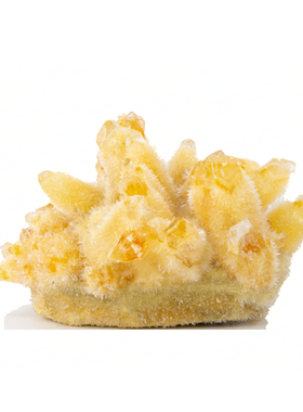 掌柜推荐纯天然绿水晶摆件书桌软装L饰品样板房摆设水晶簇