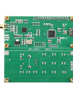 35Mhz-e4400Mhz射频信号发生器Adf4351信号源模块C型接口