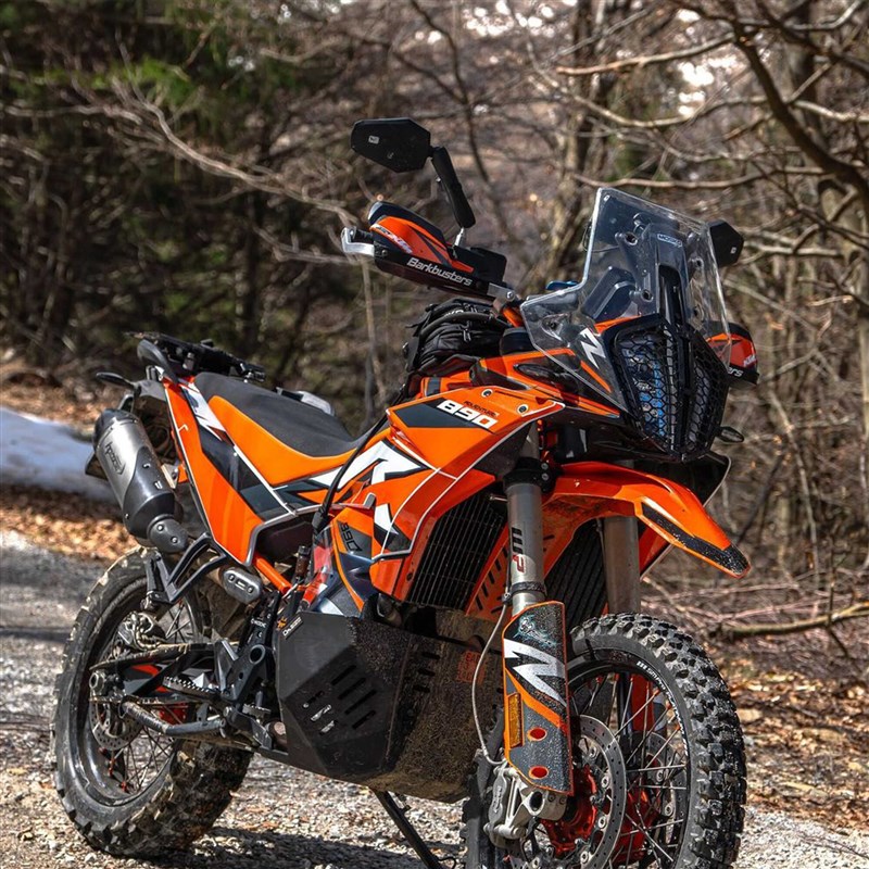 适用KTM390/790/1090/1190C/790ADV改装护手罩护弓防摔护手挡风罩